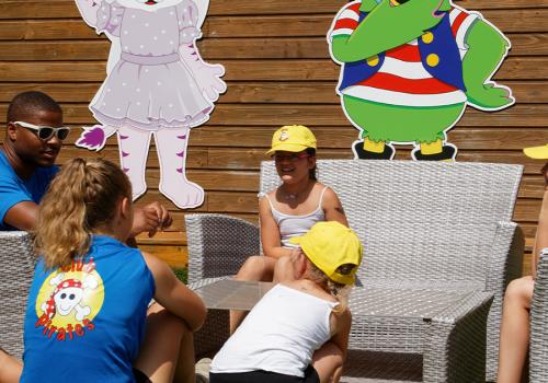 Club Enfants au camping Les Pierres Couchées