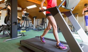 Salle de sport au camping Les Pierres Couchées